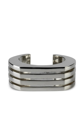 Parts of Four sterling-silver Crescent Plane bracelet