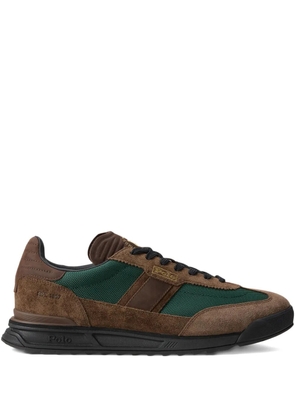 Polo Ralph Lauren suede panelled sneakers - Brown