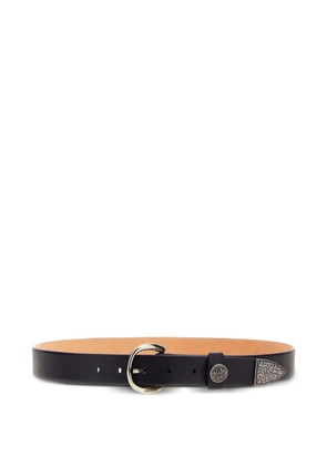 Roberto Cavalli buckle leather belt - Black