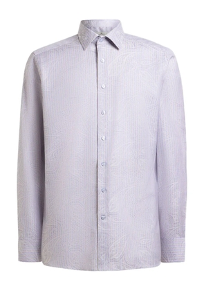 ETRO cotton jacquard shirt - Purple