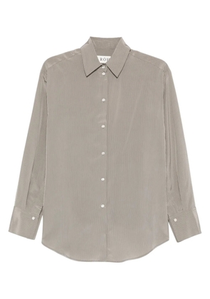 Róhe striped button-down shirt - Grey