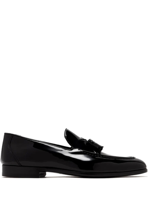 Magnanni patent-leather loafers - Black