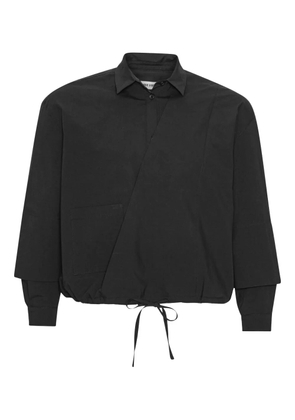 Henrik Vibskov drawstring pocket shirt - Black