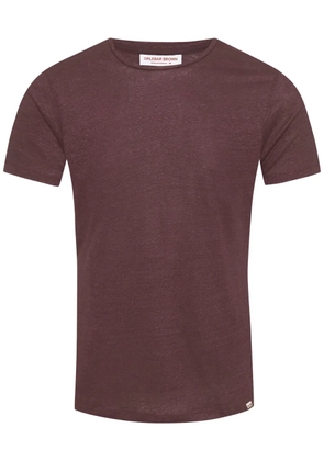 Orlebar Brown linen t-shirt - Red