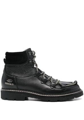 Doucal's lace-up boots - Black