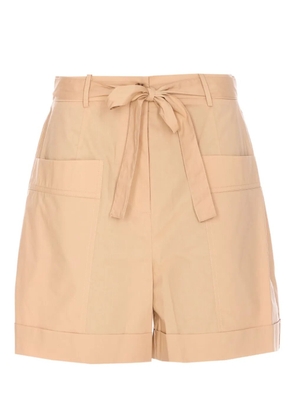 LIU JO belted utility shorts - Neutrals
