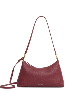 Mansur Gavriel Rhea pebble-texture shoulder bag - Oxblood