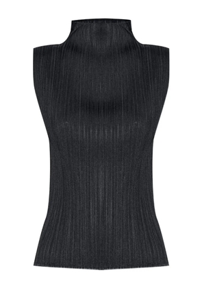 Pleats Please Issey Miyake pleated top - Black
