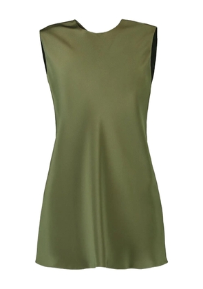 Peter Cohen sleeveless satin top - Green