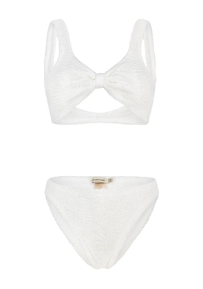 PARAMIDONNA Salma bow-design bikini - White
