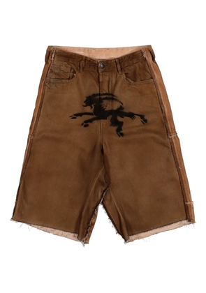 PROTOTYPES patch-pockets shorts - Brown