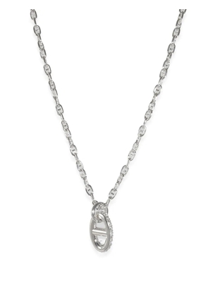 Hermès Pre-Owned 18kt white gold Farandole diamond necklace - Silver