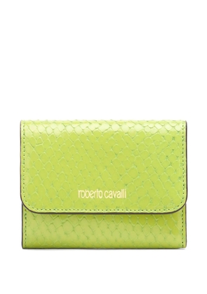 Roberto Cavalli leather wallet - Green