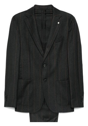 LUIGI BIANCHI MANTOVA pinstriped suit - Grey