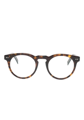 Lunor round-frame glasses - Brown