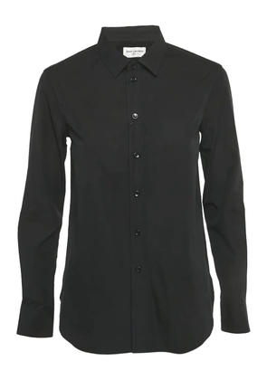 Saint Laurent Pre-Owned long-sleeve cotton shirt - Black