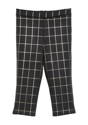 Cynthia Rowley checked capris shorts - Black