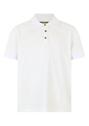 Roberto Cavalli python-print polo shirt - White