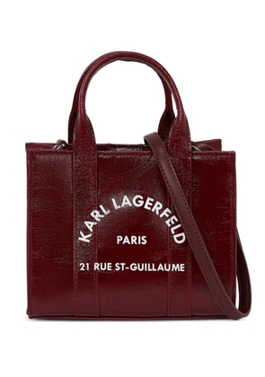 Karl Lagerfeld mini Rue St-Guillaume tote bag - Red