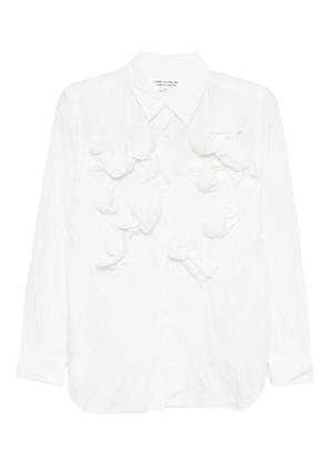 Comme Des Garçons Comme Des Garçons knot-detail blouses - White