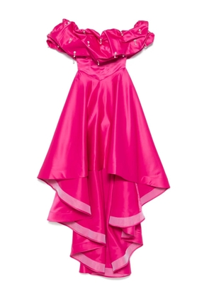 AAVVA off-shoulder puffy gown - Pink