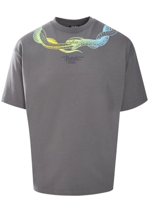 PHOBIA Circle Snake T-shirt - Grey