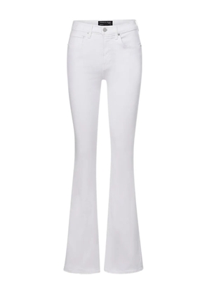 Veronica Beard flare five-pocket jeans - White