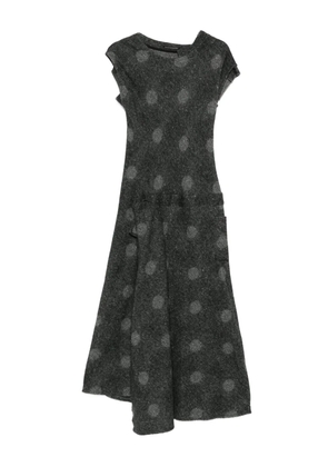 Yohji Yamamoto polka-dot dress - Black