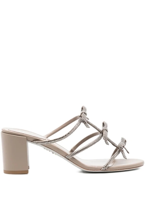René Caovilla 75mm Caterina sandals - Neutrals