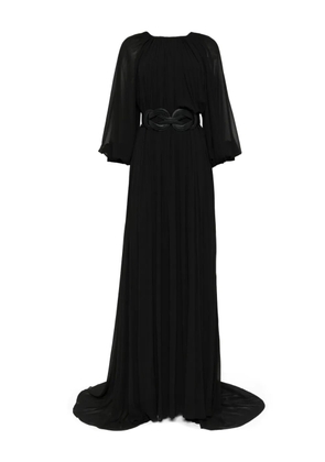 Saiid Kobeisy pleated maxi dress - Black