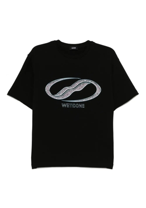 We11done sporty selldone T-shirt - Black