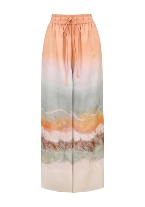 ZIMMERMANN ZIM DAYLIGHT RELAXED PANT TIE DYE - Neutrals