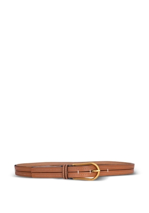 GIANNI CHIARINI double-strap leather belt - Brown