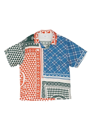 RHUDE button-down card shirt - Red