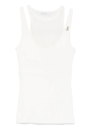 Patrizia Pepe layered-effect top - White