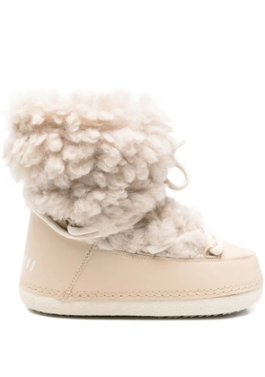 Inuikii Mountain Teddy lace-up boots - Neutrals