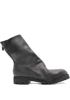 Guidi zip biker boots - Black