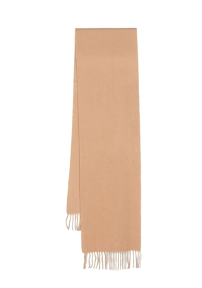 Aspinal Of London knitted cashmere scarf - Neutrals