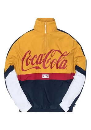 KITH x Coca Cola quarter-zip windbreaker - Blue