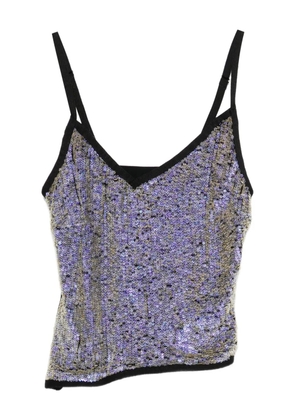 MITILIANE COUTURE sequined top - Purple