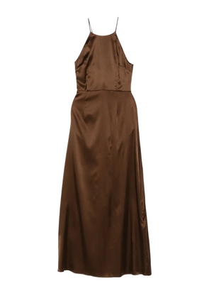 The Garment Cata tie-detail maxi dress - Brown