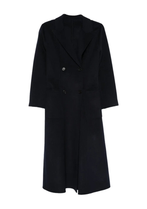 ALICIA AUDREY Beatrix double-breasted patch-pocket coat - Blue