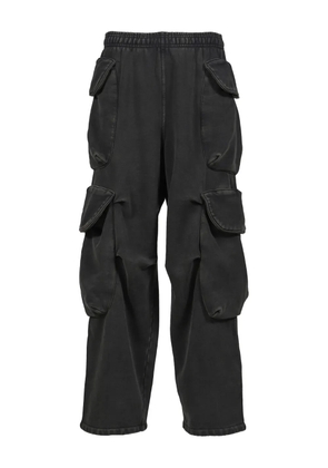 ENTIRE STUDIOS cargo straight-leg trousers - Black