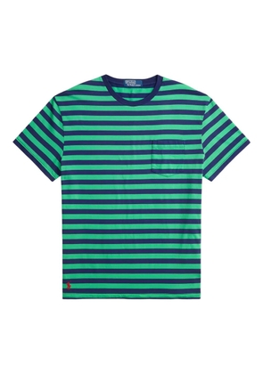 Polo Ralph Lauren striped patch-pocket T-shirt - Green