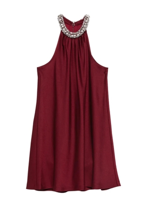 Simkhai Hadleigh embellished-detail mini dress - Red