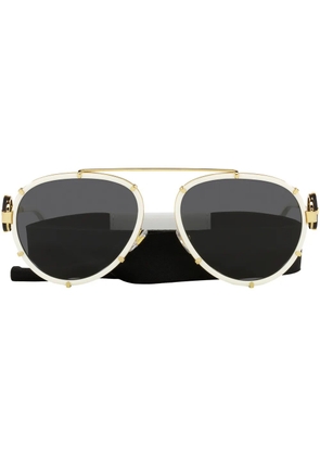 Versace Eyewear pilot-style sunglasses - White