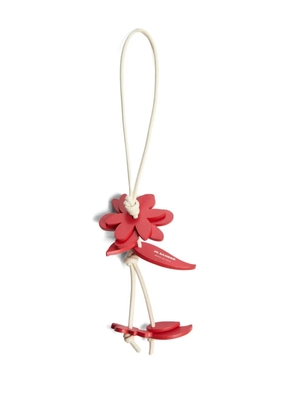 Jil Sander Blossom charm - Red
