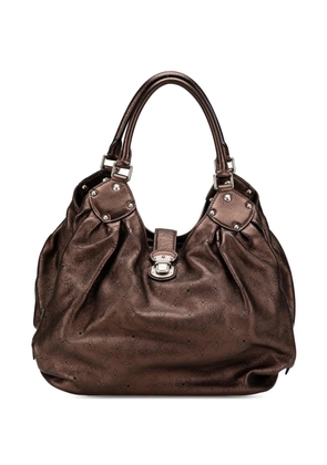 Louis Vuitton Pre-Owned 2008 Monogram Mahina XL hobo bag - Brown