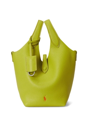 Polo Ralph Lauren pebbled leather tote bag - Yellow
