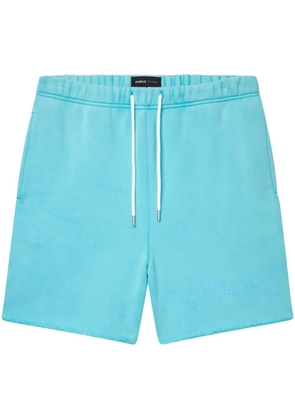 Purple Brand Arched Gothic Wordmark shorts - Green